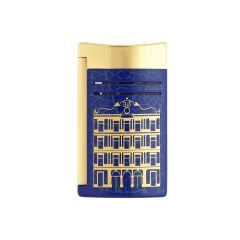 020095 St Dupont Maxijet 24h Partagas Mavi-Sarı Çakmak