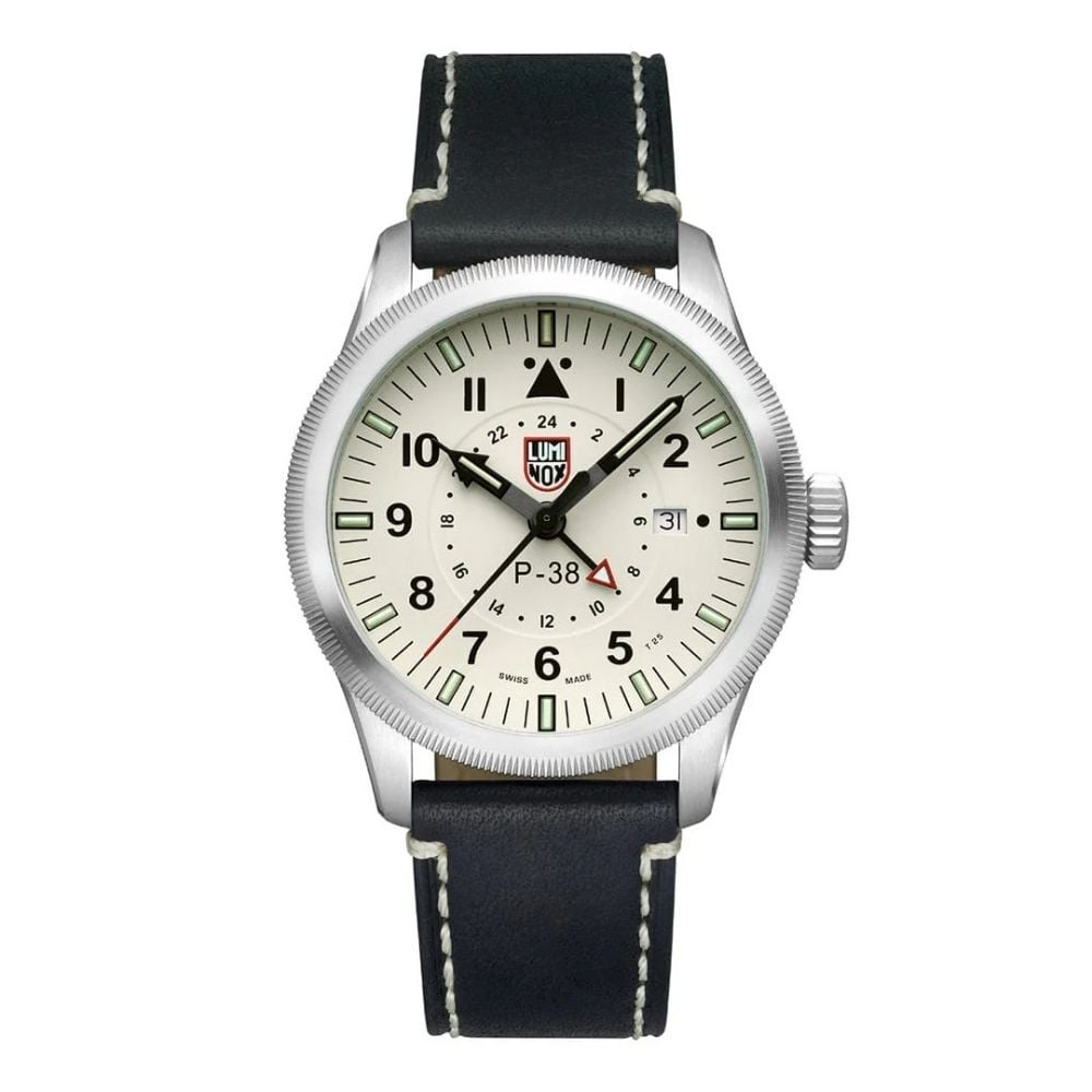 XA.9527 LUMINOX P-38 LIGHTNING™ GMT 9520 (İsviçre Üretimi Ronda 515.24H Mekanizmalı) Erkek Kol Saati XA.9527