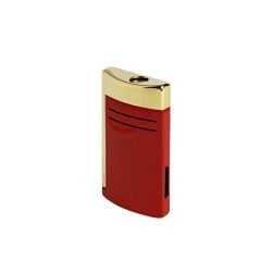 020174 St Dupont Maxijet Burgundy And Golden Çakmak