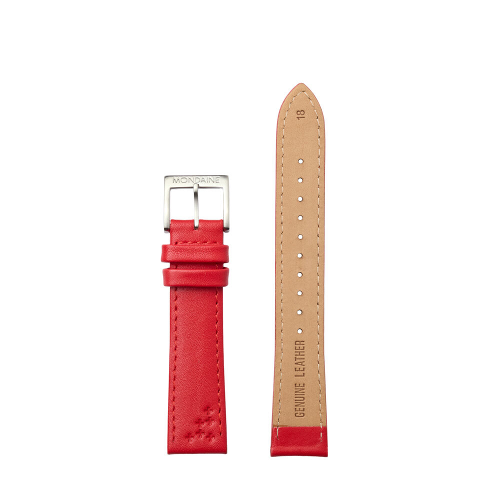 Mondaine FE24318.30Q.1 18 mm Kırmızı Deri Kordon