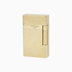 C23009 St Dupont New Le Grand Yellow Gold Diamond Head Çakmak