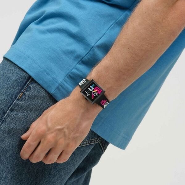 SO34B100 Swatch Pierced Edge Unisex Kol Saati SO34B100