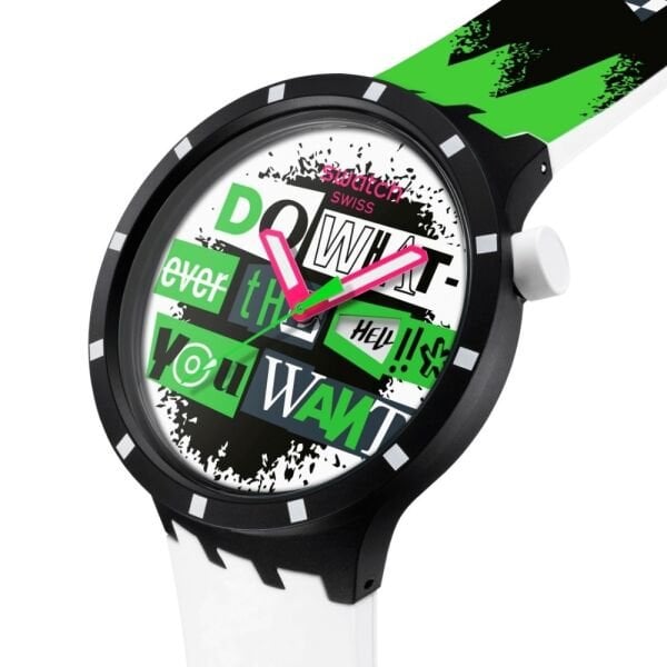 SB03B701 Swatch Big Bold Lash Out Erkek Kol Saati SB03B701