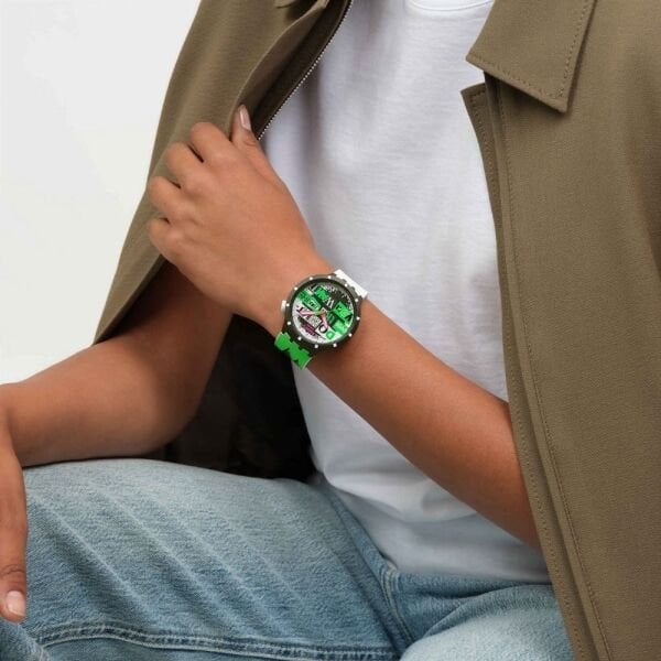SB03B701 Swatch Big Bold Lash Out Erkek Kol Saati SB03B701