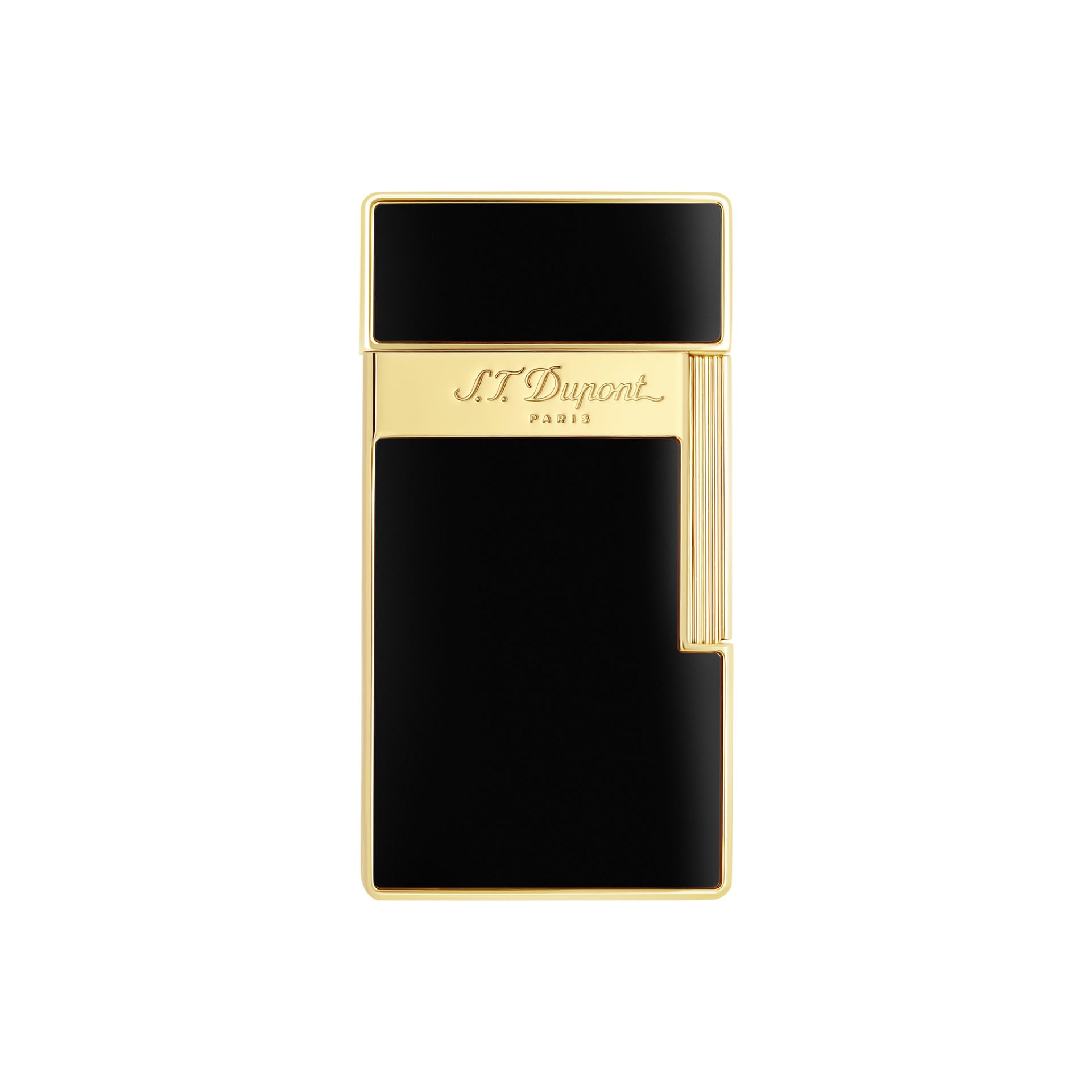 025002 St Dupont Biggy Golden Black Çakmak