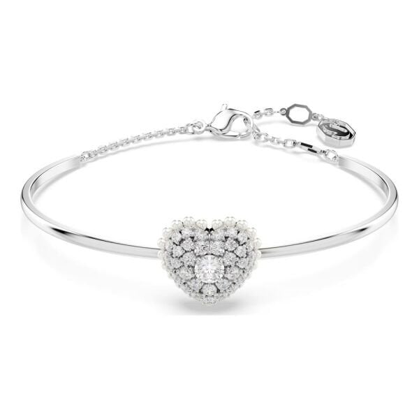 5684385 Swarovski Bilezik Hyperbola:Soft Hrt Whıte/Rhs M 5684385